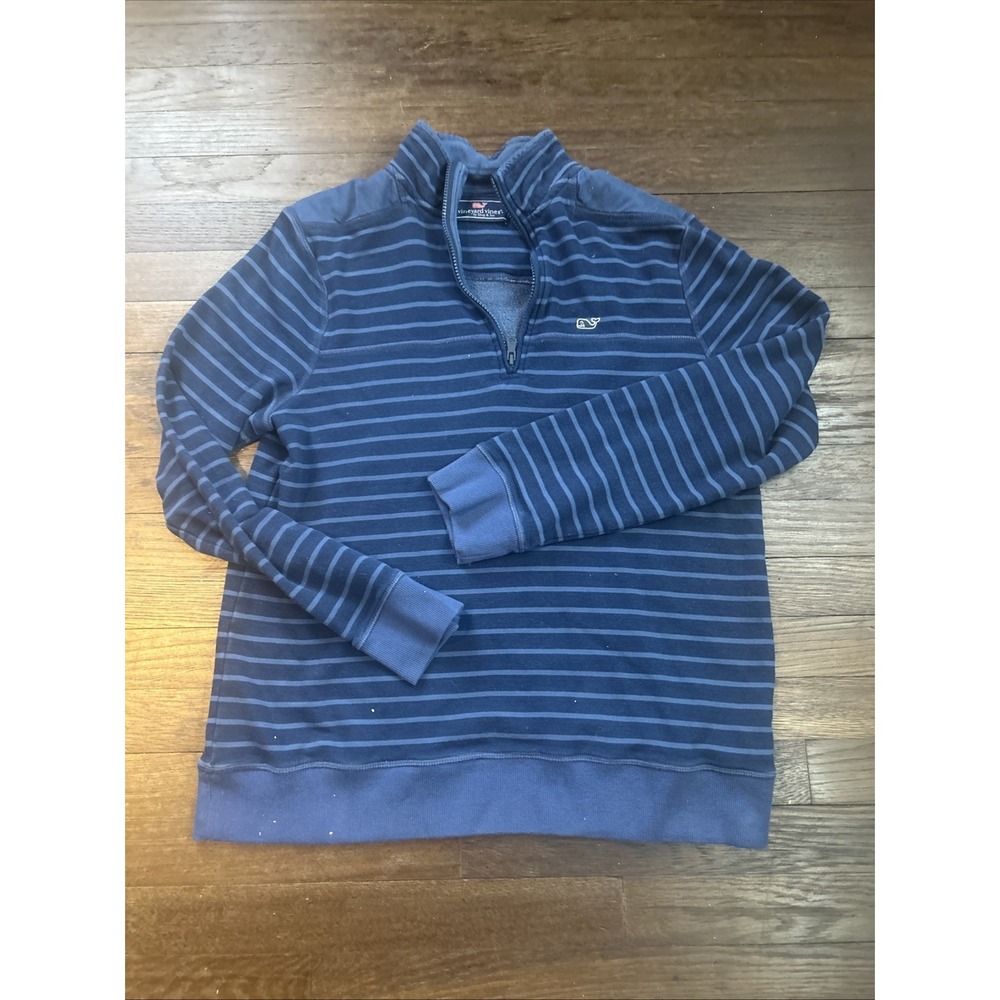 Vineyards Vines 1/4 Zip Pullover Sweatshirt Men's Large Puma Cotton Golf Classic